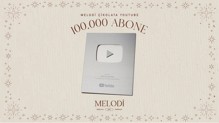 Melodi Çikolata'ya YouTube'dan Gümüş Plaket
